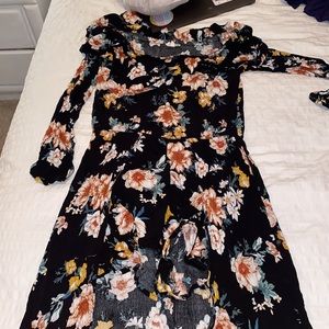 off the shoulder maxi dress